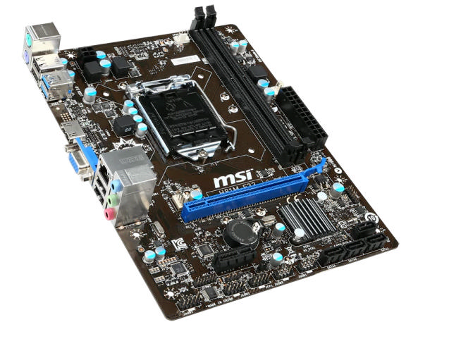 MSI H81M-E33 DDR3 M-ATX VGA HDMI GLAN SATA3 USB3.0 Anakart