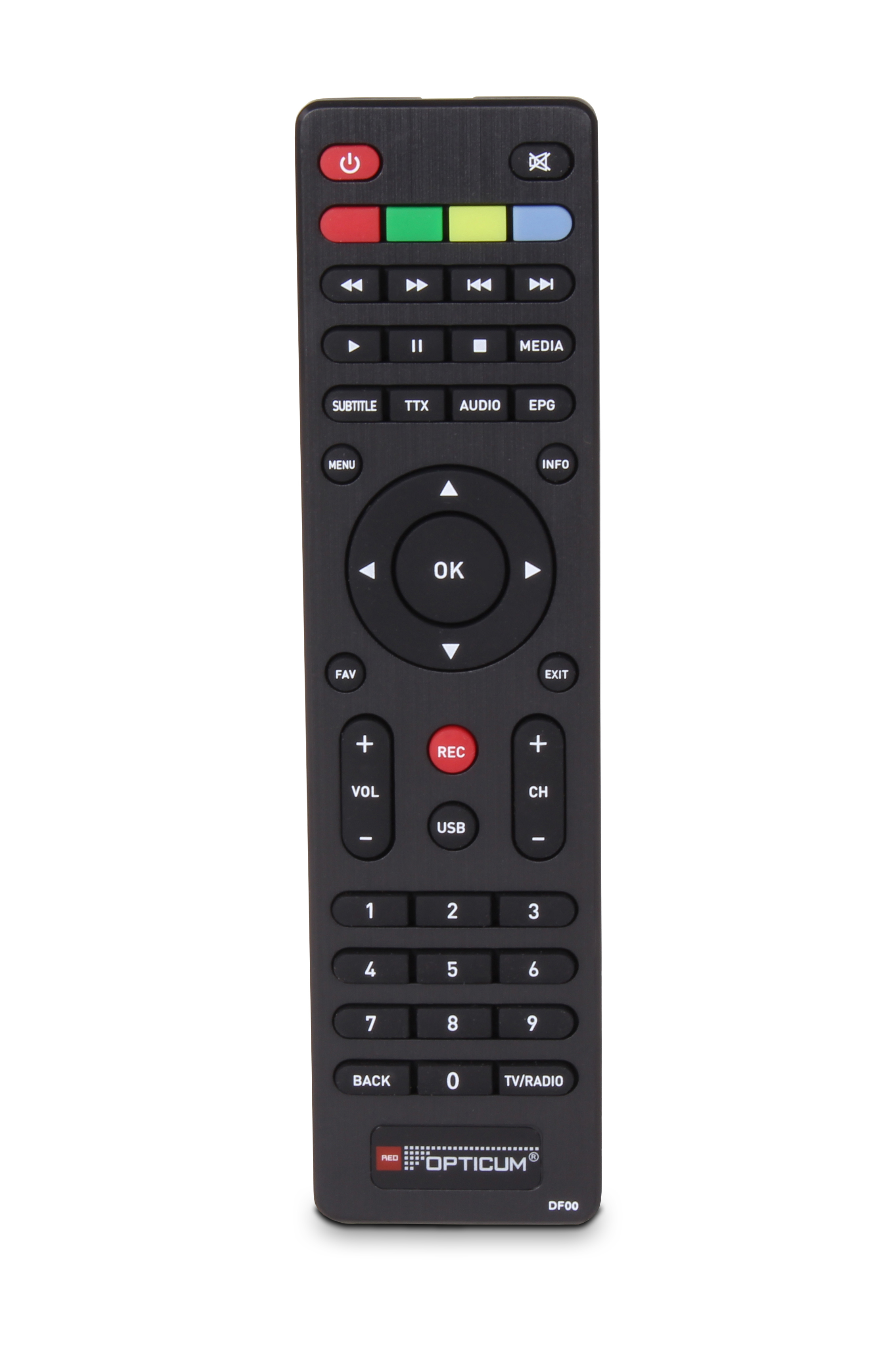 OPTICUM RED Terra 265 Plus DVB-T2 HD Receiver (HDTV, DVB-T2 HD, Schwarz)