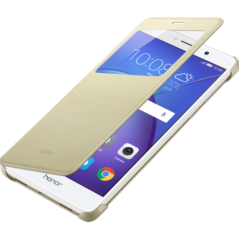 HUAWEI View, Bookcover, Honor, 6X, Gold