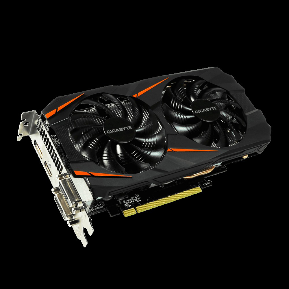 GIGABYTE GeForce® GTX 1060 WINDFORCE OC 6GB (GV-N1060WF2OC-6GD) (NVIDIA, Grafikkarte)