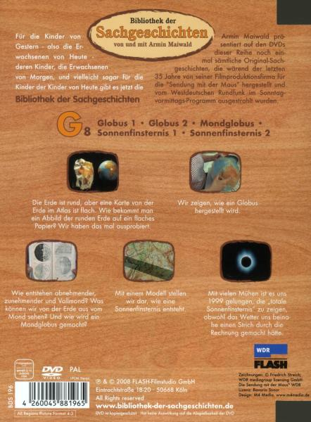 - Bibliothek DVD Sachgeschichten Der (G8) Globus,Sonnenfinsternis