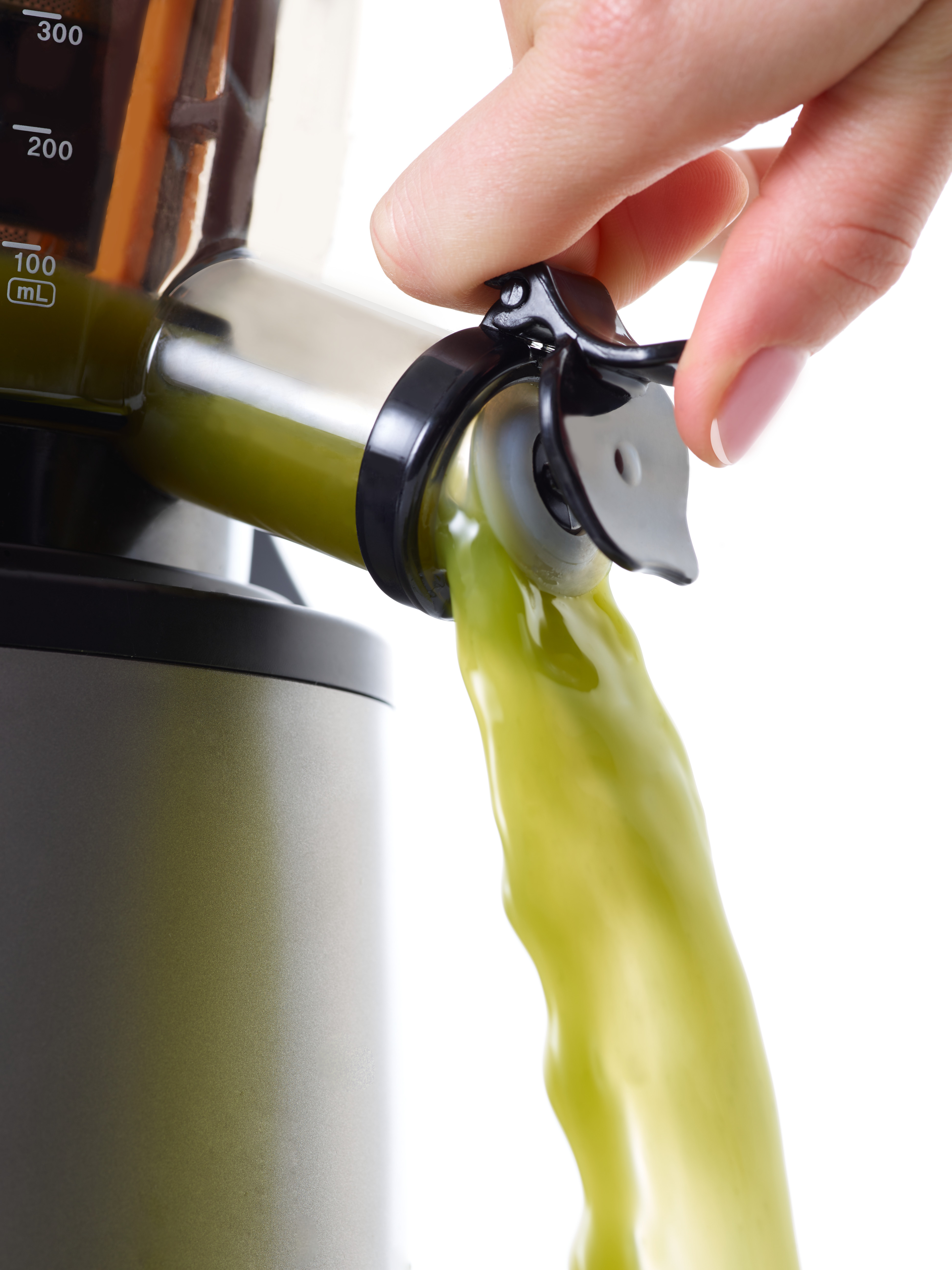 KENWOOD PureJuice Pro JMP800 SI Slow Juicer 240 Watt, Silber/Schwarz
