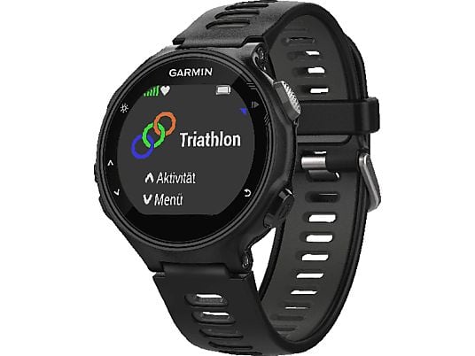 Reloj deportivo - Garmin Forerunner 735XT, Negro y gris, GPS, Pulsómetro