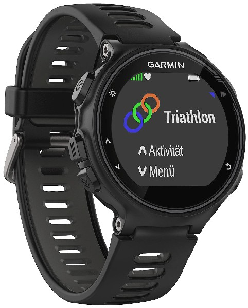 Reloj deportivo - Garmin Forerunner 735XT, Negro y gris, GPS, Pulsómetro