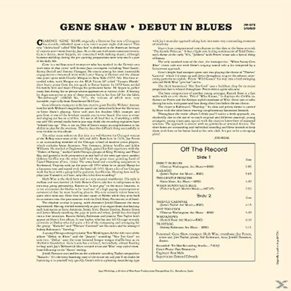 Gene Shaw - Debut In Blues  - (Vinyl)