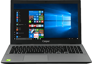CASPER F800.7500-B140P-S-IF i7-7500U 16GB 1TB+128GB SSD 2GB 940MX 15.6" Laptop
