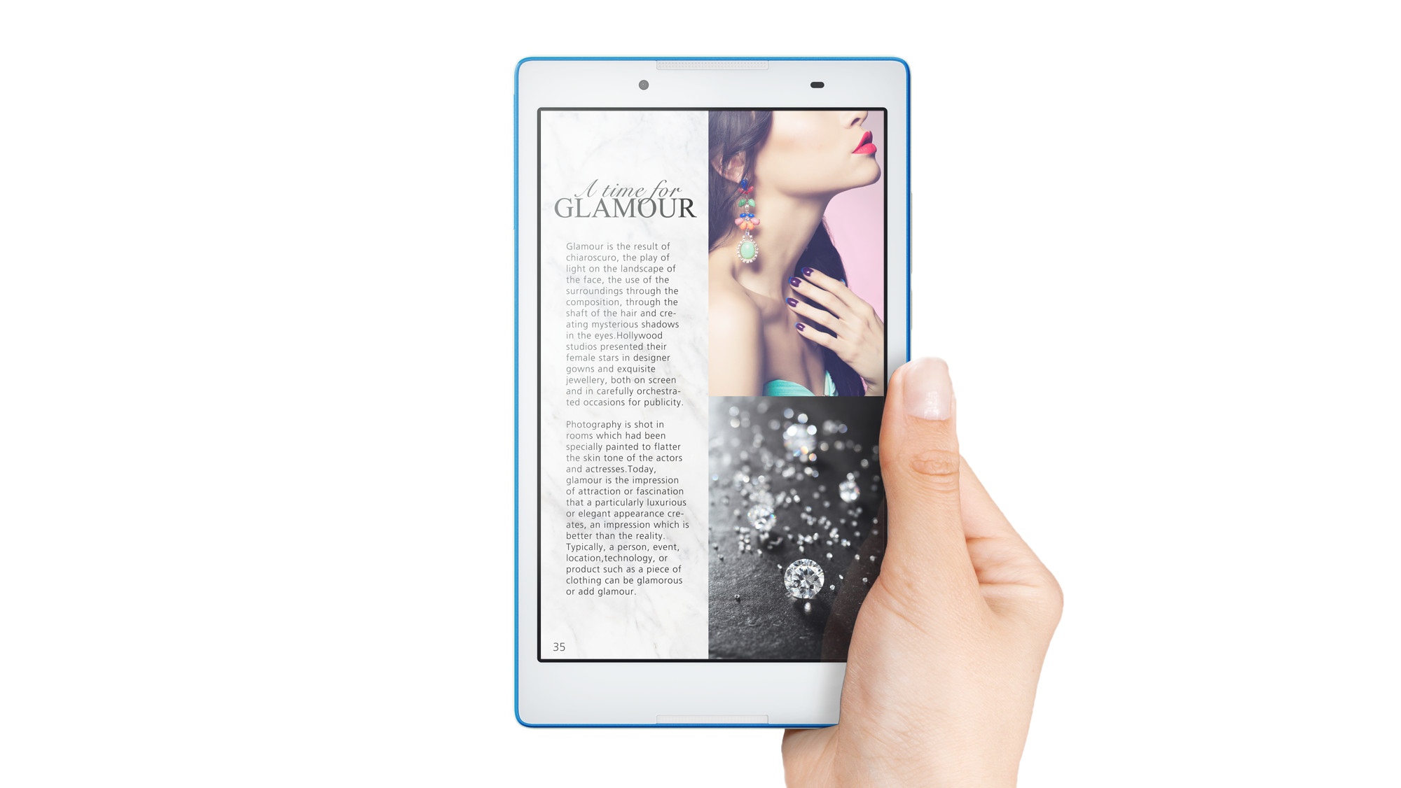 LENOVO Tab3 A8 50F 8 inç IPS 2GB 16GB Beyaz Tablet PC