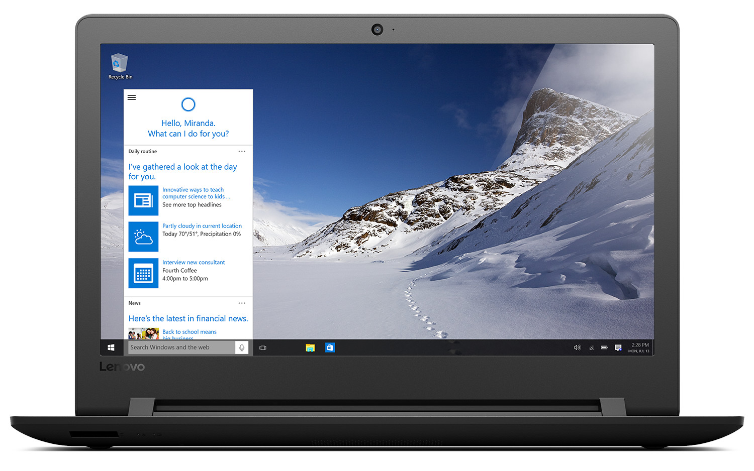 LENOVO Ideapad 110 AMD Quad Core A8-7410 2.20 Ghz 4GB 1 TB R5M430