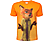 Zootropolis - Fiú rövid ujjú, narancssárga - 128- 134 - póló