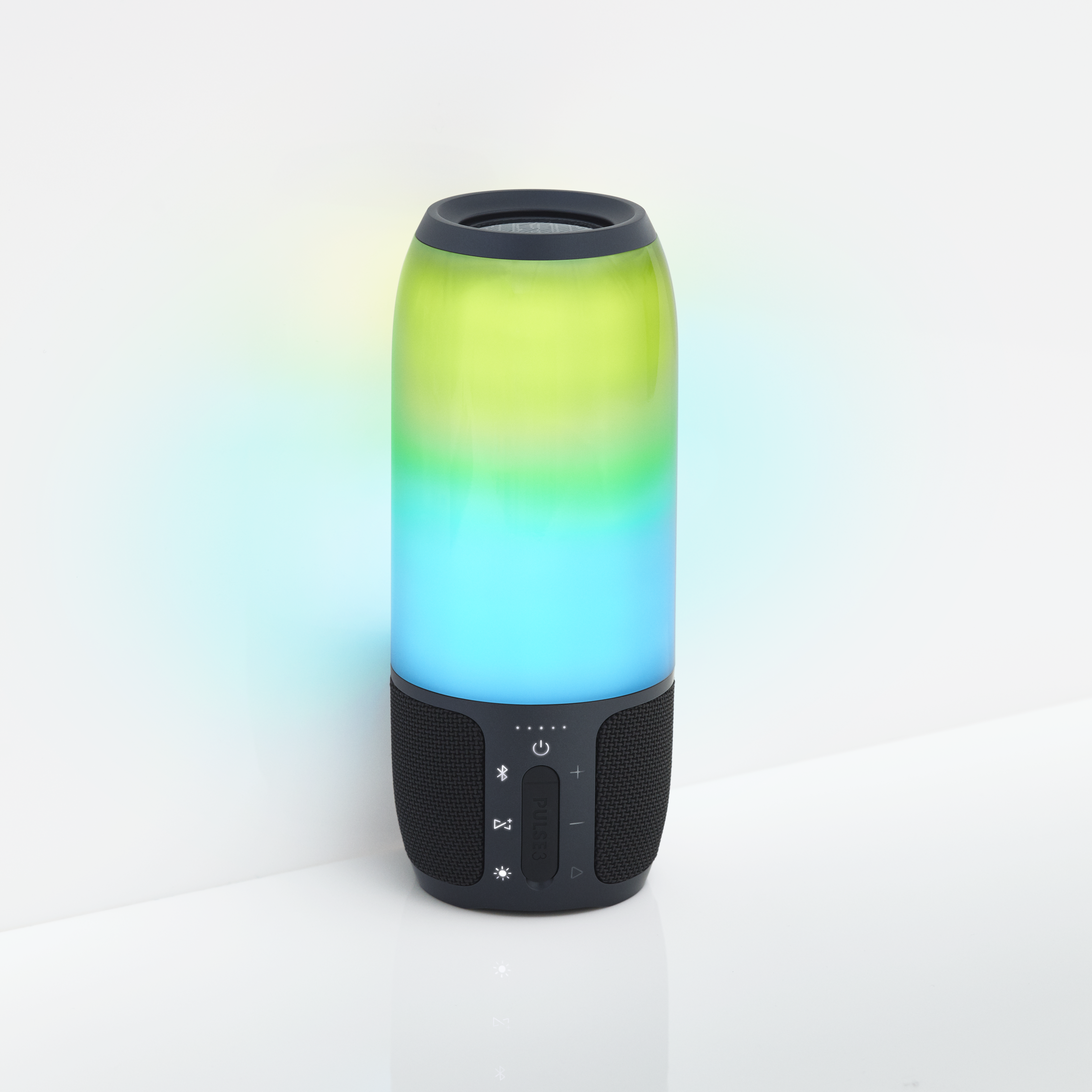 JBL Pulse 3 Bluetooth Lautsprecher, Schwarz/Mehrfarbig