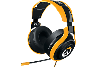 RAZER Razer Man O'War Overwatch Tournament Edition - Gaming Headset - Per PC, MAC, PS4 - Nero/Arancione - Cuffie da gaming, Nero/Arancione