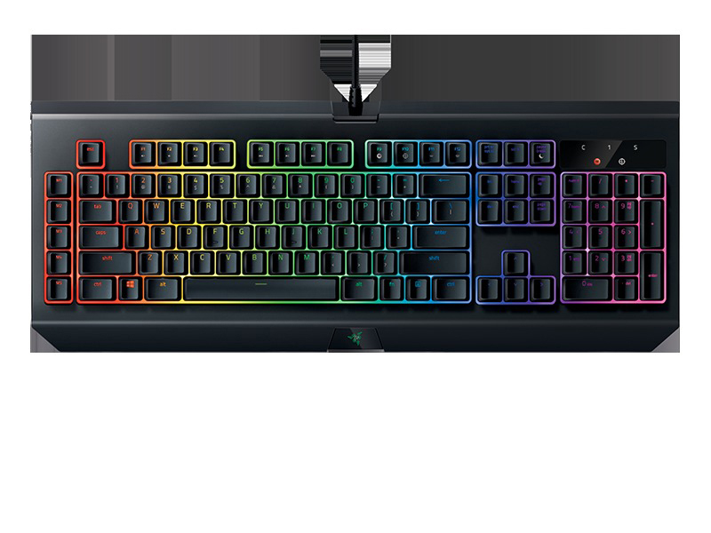 RAZER BlackWidow Chroma V2, Gaming Tastatur, Mechanisch, Razer Orange, kabelgebunden, Schwarz