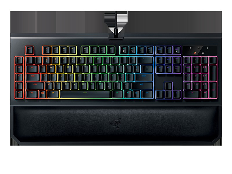 RAZER BlackWidow Chroma V2, Gaming Tastatur, Mechanisch, Razer Orange, kabelgebunden, Schwarz