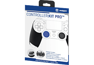 SNAKEBYTE Controller:Kit Pro - Kit d’accessoires pour manette (Noir/bleu)