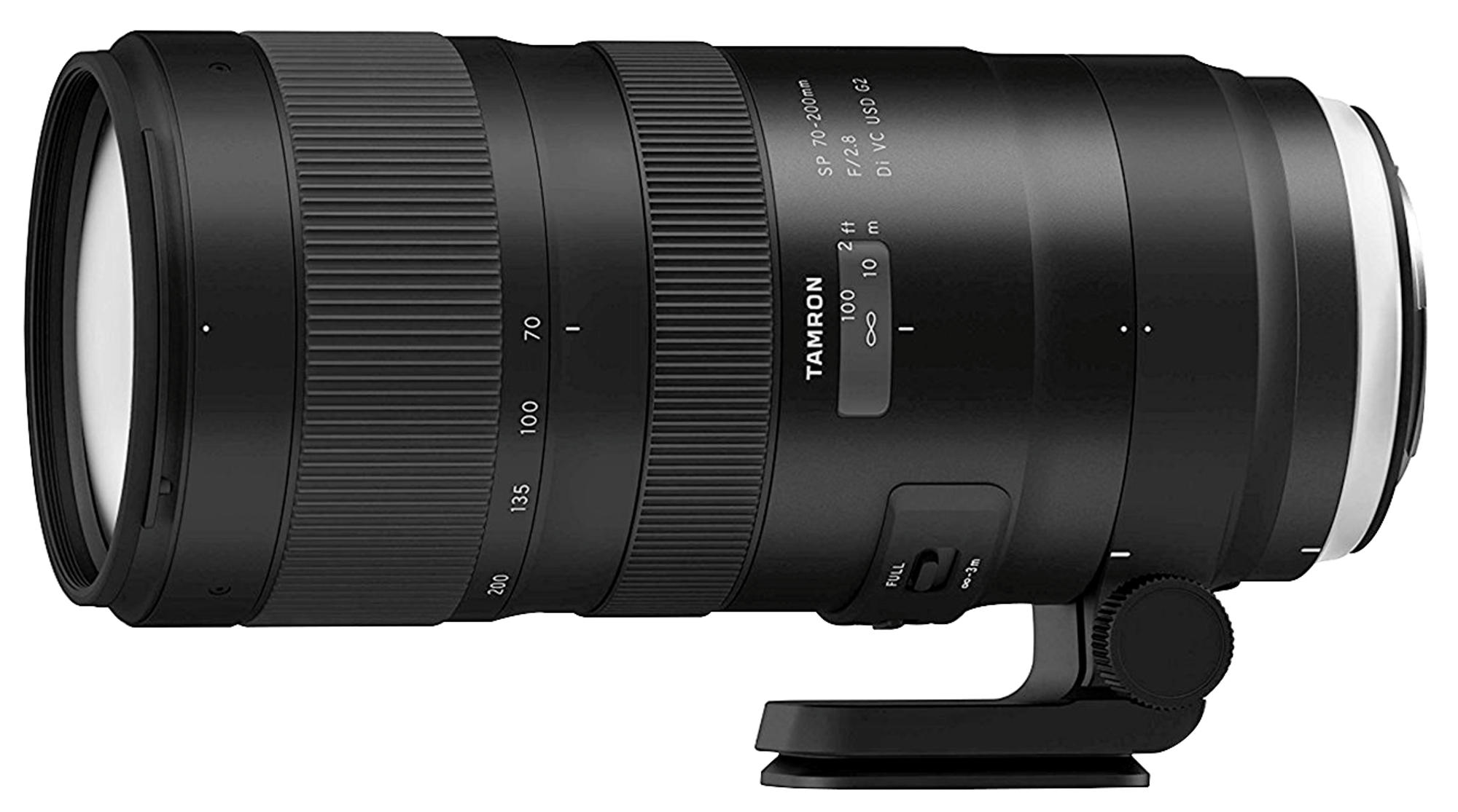 TAMRON SP G2 70 mm - 200 mm f/2.8 Di, USD, VC (Objektiv für Canon EF-Mount, Schwarz)