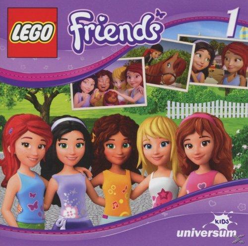 Cover-Art einer Lego Friends DVD, mit Cartoon-Mädchen.