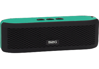 SOUND2GO 10121 Fresh Bluetooth Lautsprecher, Schwarz/Grün