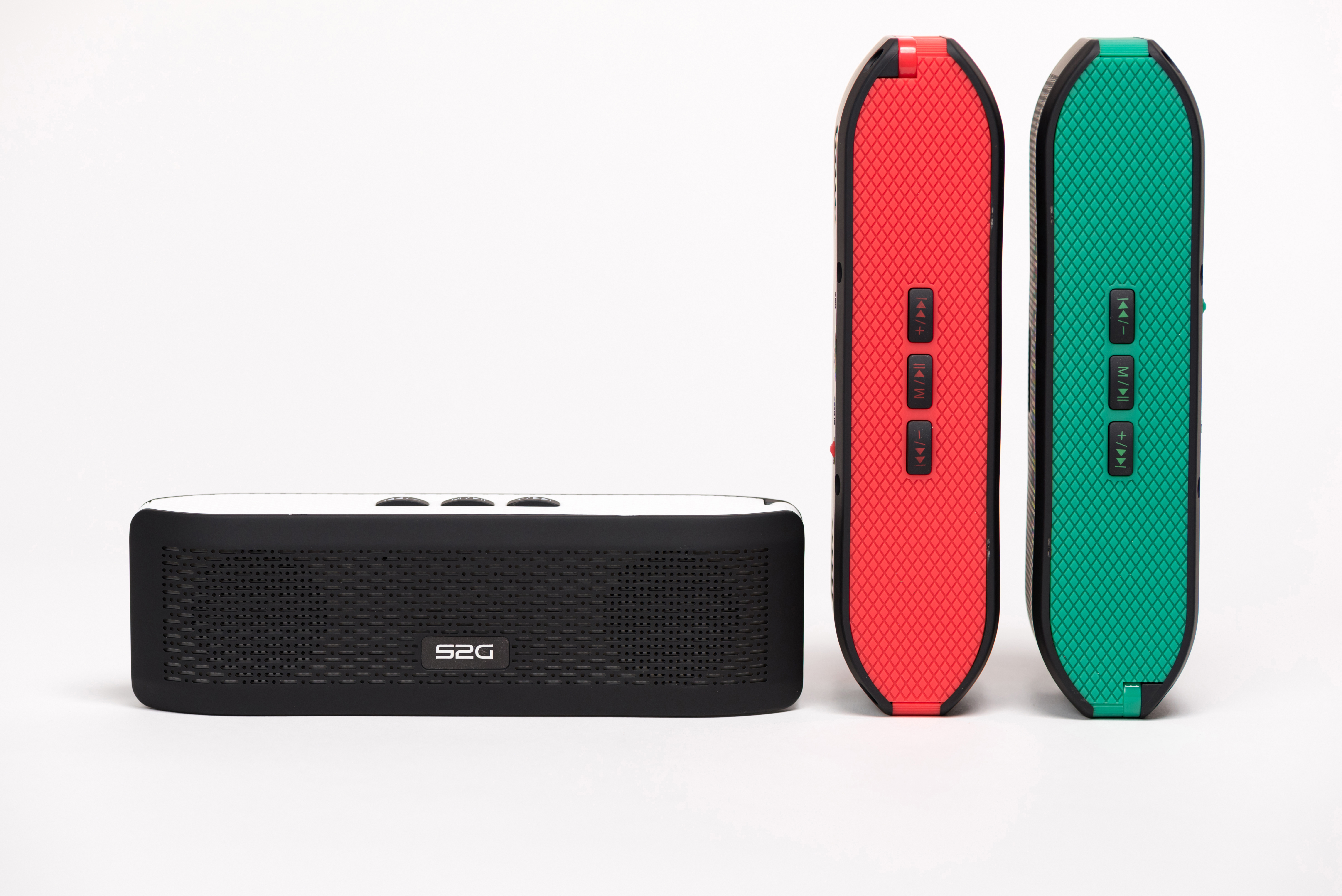 SOUND2GO 10121 Fresh Bluetooth Lautsprecher, Schwarz/Grün