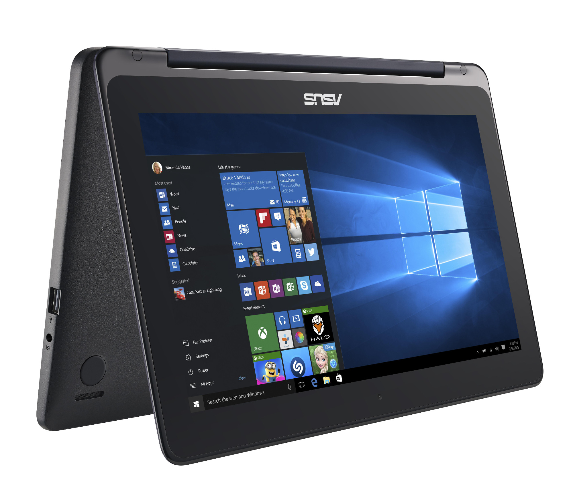ASUS TP200SA-FV0110T 11.6" Dokunmatik Ekran Intel Celeron N3050 1.6 GHz 4GB 32GB Windows 10 Laptop