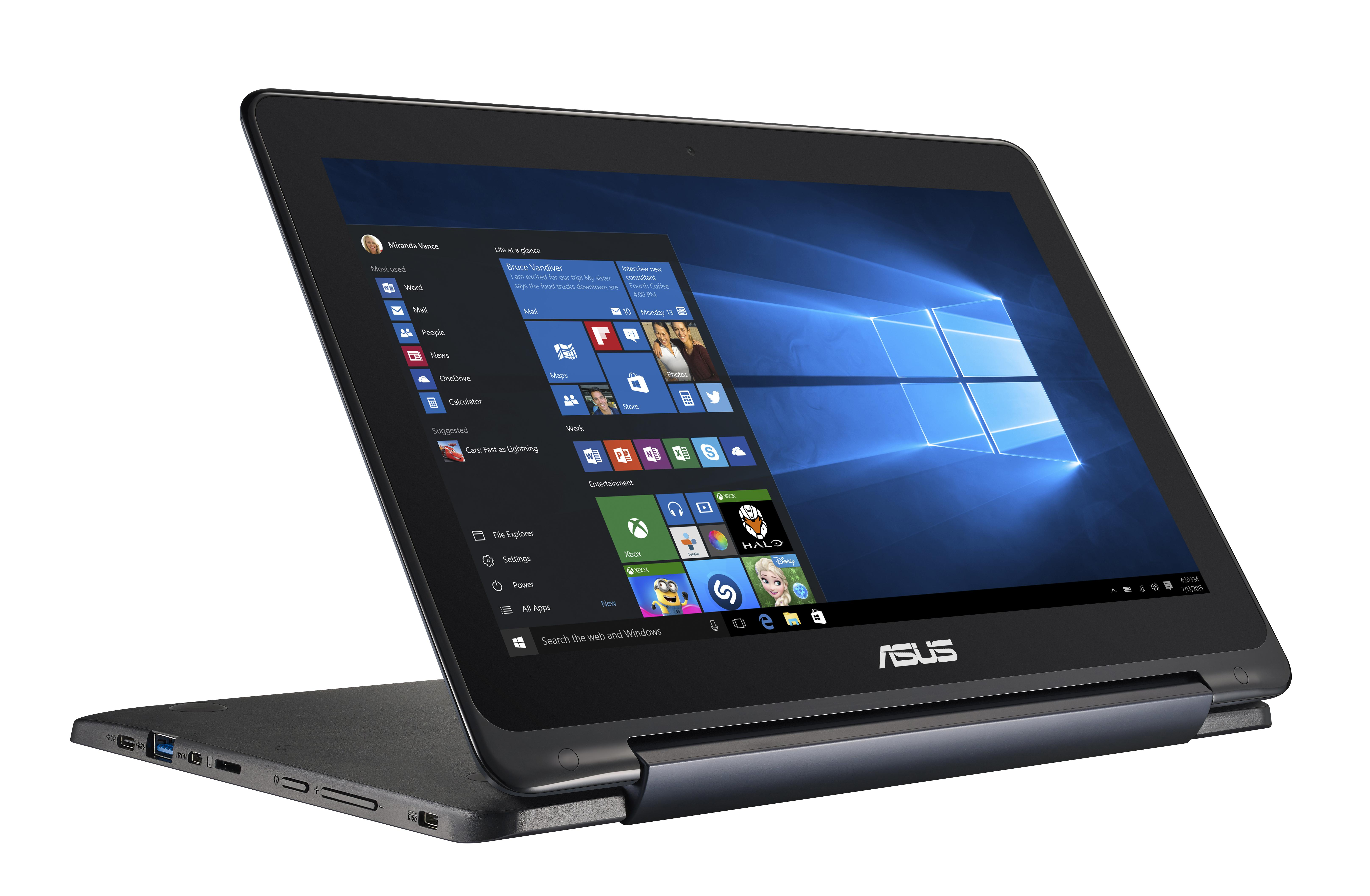ASUS TP200SA-FV0110T 11.6" Dokunmatik Ekran Intel Celeron N3050 1.6 GHz 4GB 32GB Windows 10 Laptop