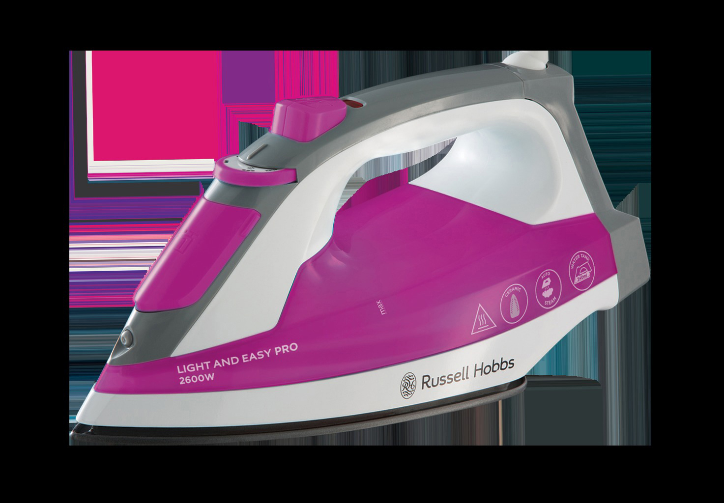 RUSSELL HOBBS 23591-56 Light and Easy Pro Dampfbügeleisen (2600 Watt, Keramik)