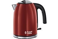 RUSSELL HOBBS Colours Plus+ - Wasserkocher (, Flame Red)