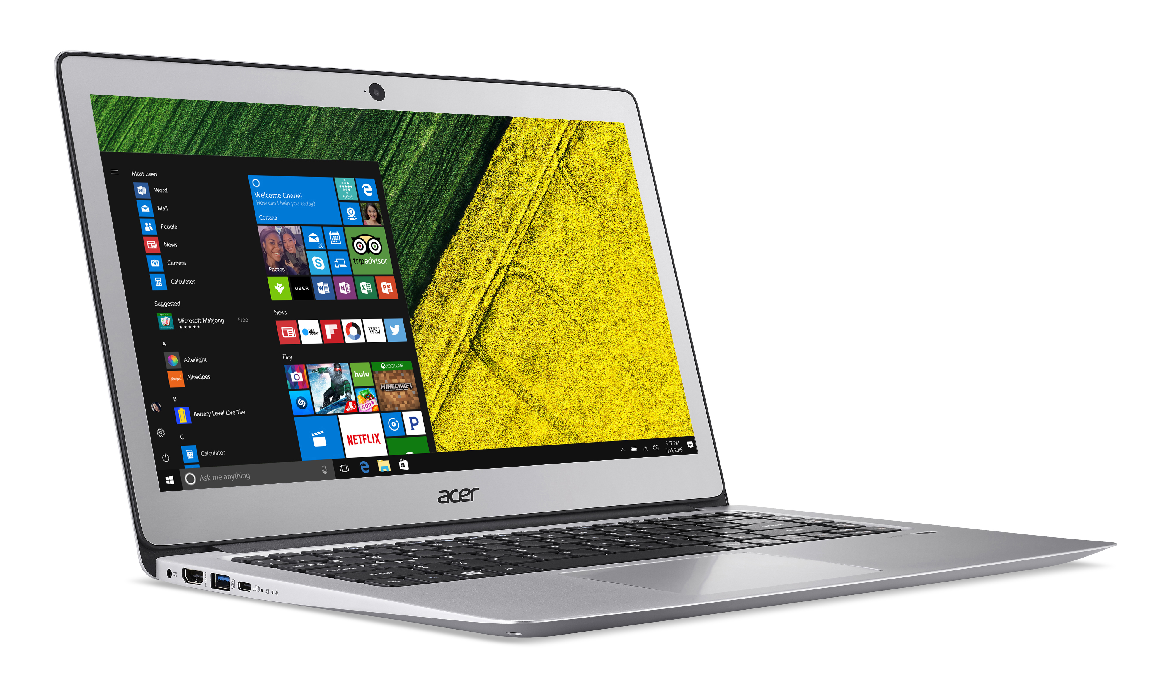 ACER Swift 3 (SF314-51-3371) - 14 Zoll - Intel® Core™ i3 i3-6006U - 4 GB - 256 GB - Intel® HD 520