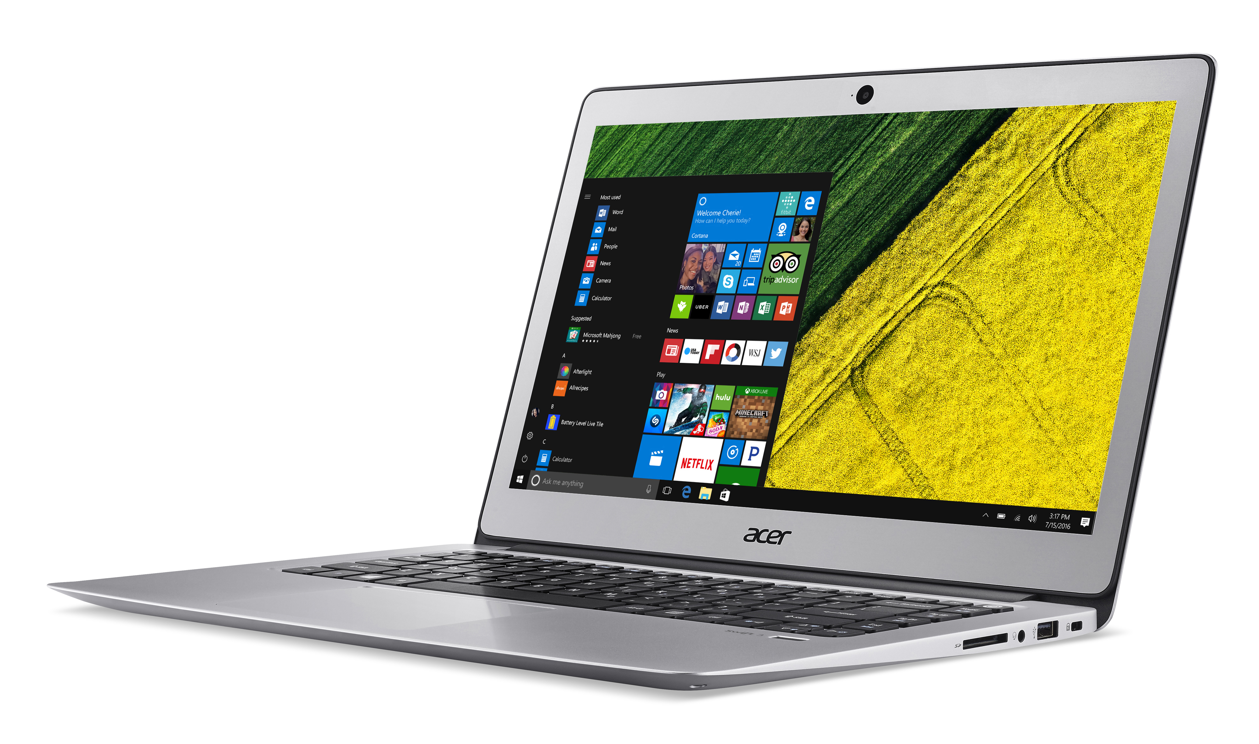 ACER Swift 3 (SF314-51-3371) - 14 Zoll - Intel® Core™ i3 i3-6006U - 4 GB - 256 GB - Intel® HD 520