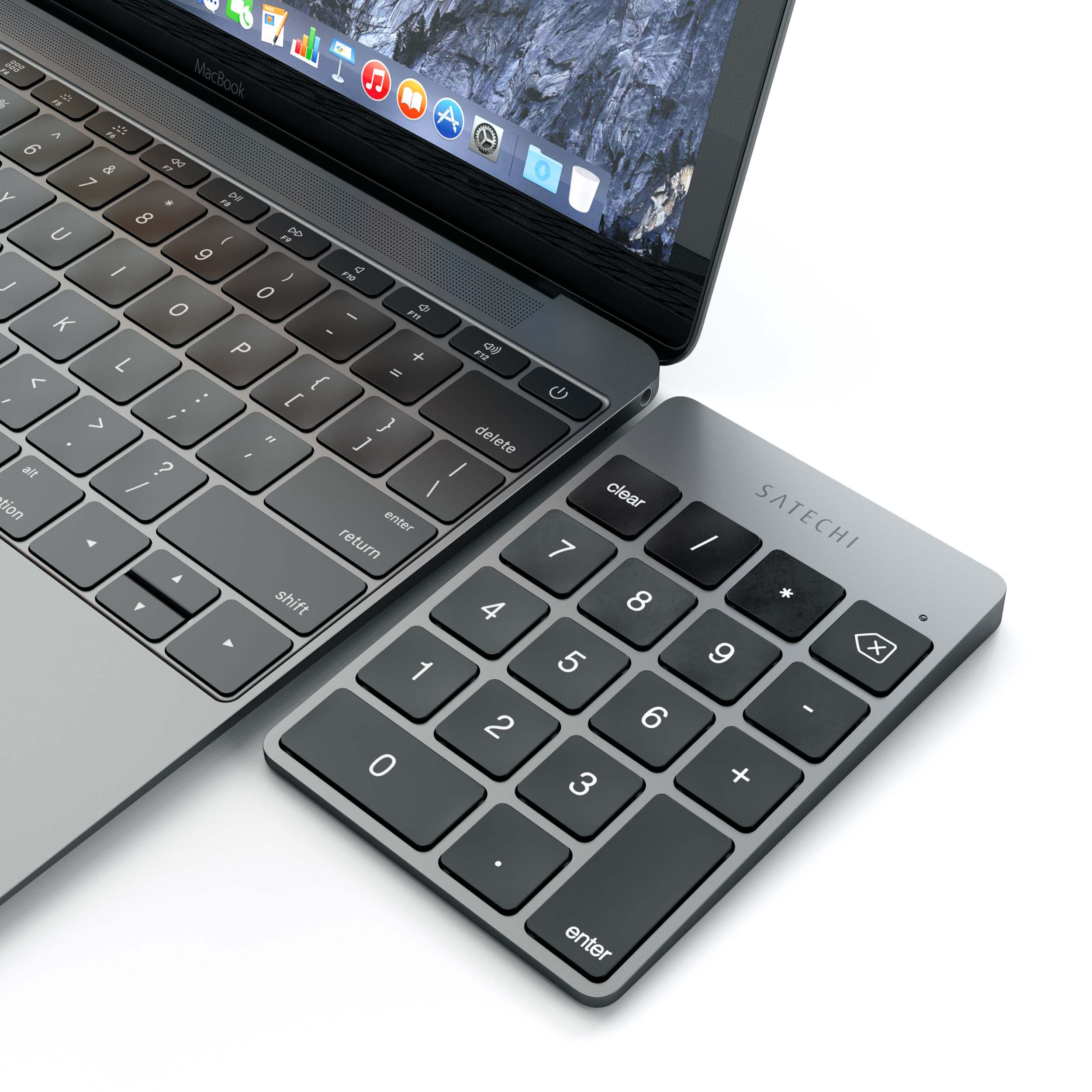 SATECHI Slim Ziffernblock Space Gray