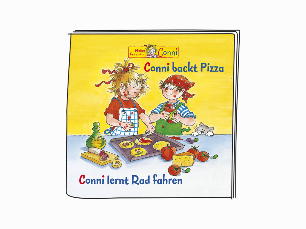 lernt Rad Conni Tonie-Figur: / Pizza fahren Conni backt Hörfigur BOXINE