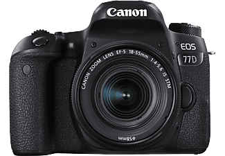 CANON EOS 77D + EF-S 18-55 IS STM fekete Kit