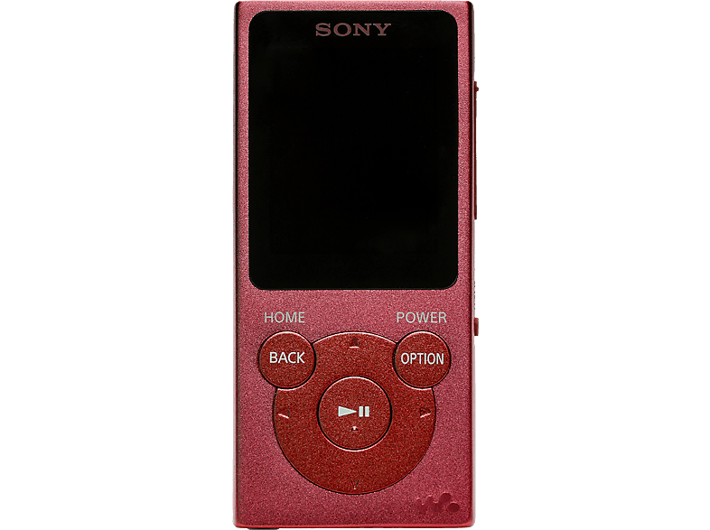 SONY NW-E 394 MP3 lejátszó, piros