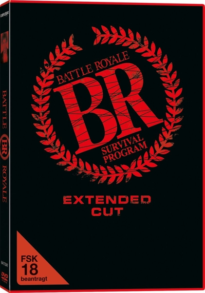 DVD-Cover, roter Titel auf Schwarz, Kranz-Design. Text auf Deutsch.