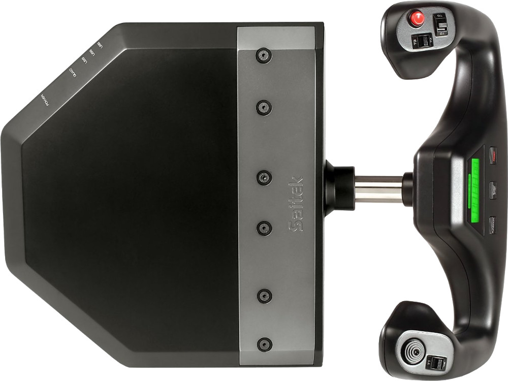 LOGITECH Instruments de vol Quadrant PC et Mac Saitek Pro Flight Yoke Noir (945-000004)