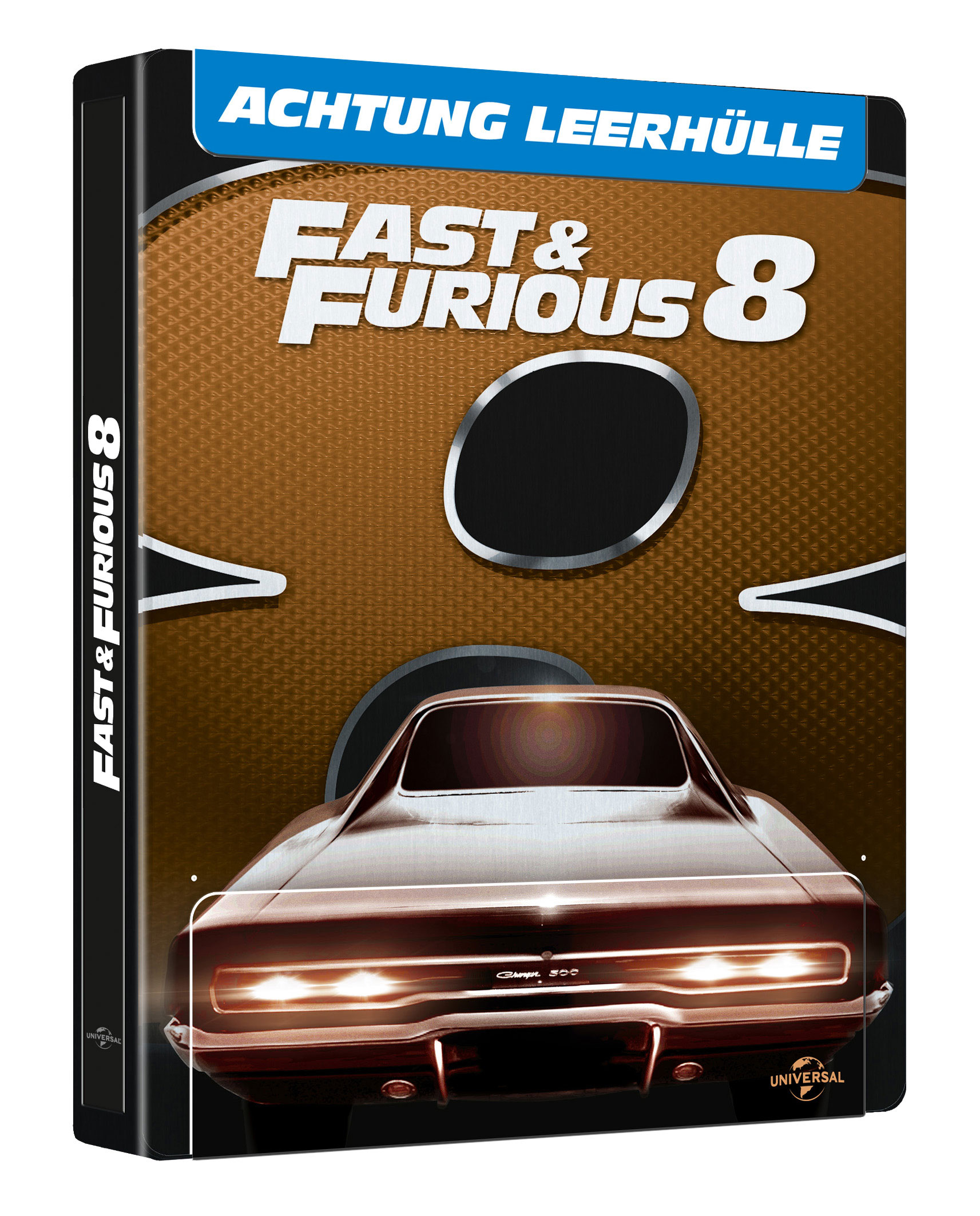 Fast & Furious 8 - Exklusives Steelbook (LEERHÜLLE)