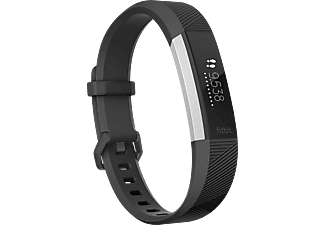 FITBIT fitbit Alta HR - Braccialetti per l’attività fisica - Taglia S - Nero/Argento - Fitness tracker (Nero)