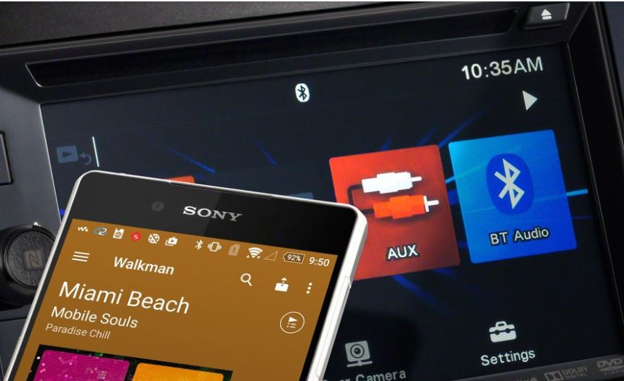 SONY XNV-KIT651 Moniceiver + TomTom GPS Navigationsmodul 2 DIN (Doppel-DIN), 55 Watt