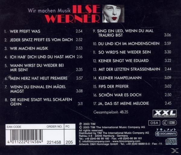 Ilse Werner - Wir Machen Musik (Various)  - (CD)
