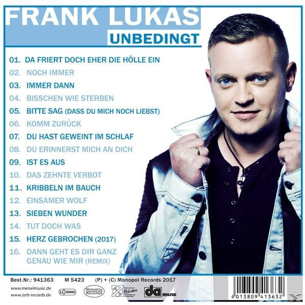 Frank Lukas - Unbedingt  - (CD)