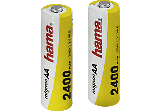 HAMA Ready4Power - Batterie NiMH (Bianco/Giallo)