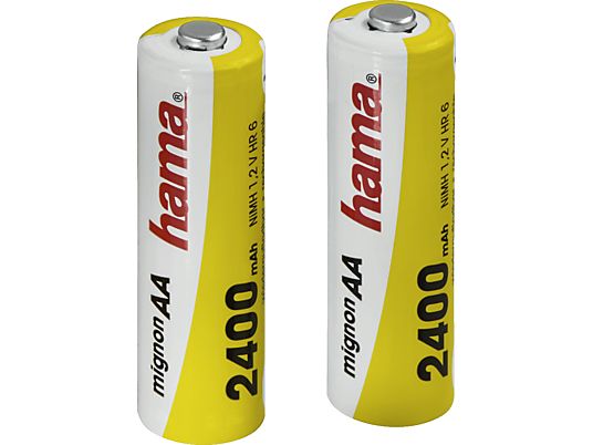 HAMA Ready4Power - Batteries NiMH (Blanc/Jaune)