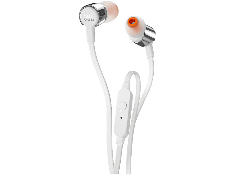 Auriculares de botón  JBL T210, De botón, Con cable, Micrófono, Control  remoto, Negro