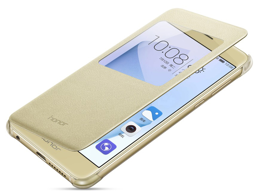 HUAWEI View, Bookcover, Honor, Honor 8, Gold