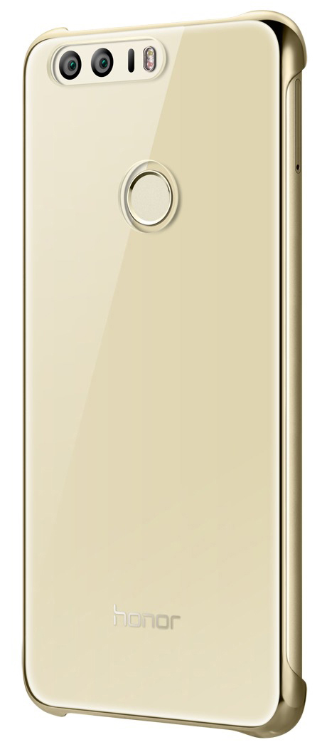 HUAWEI 51991680, Backcover, Honor, 8, Gold/Transparent