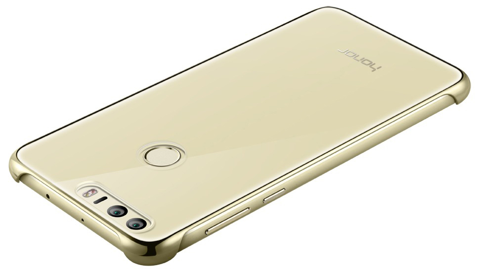 HUAWEI 51991680, Backcover, Honor, 8, Gold/Transparent