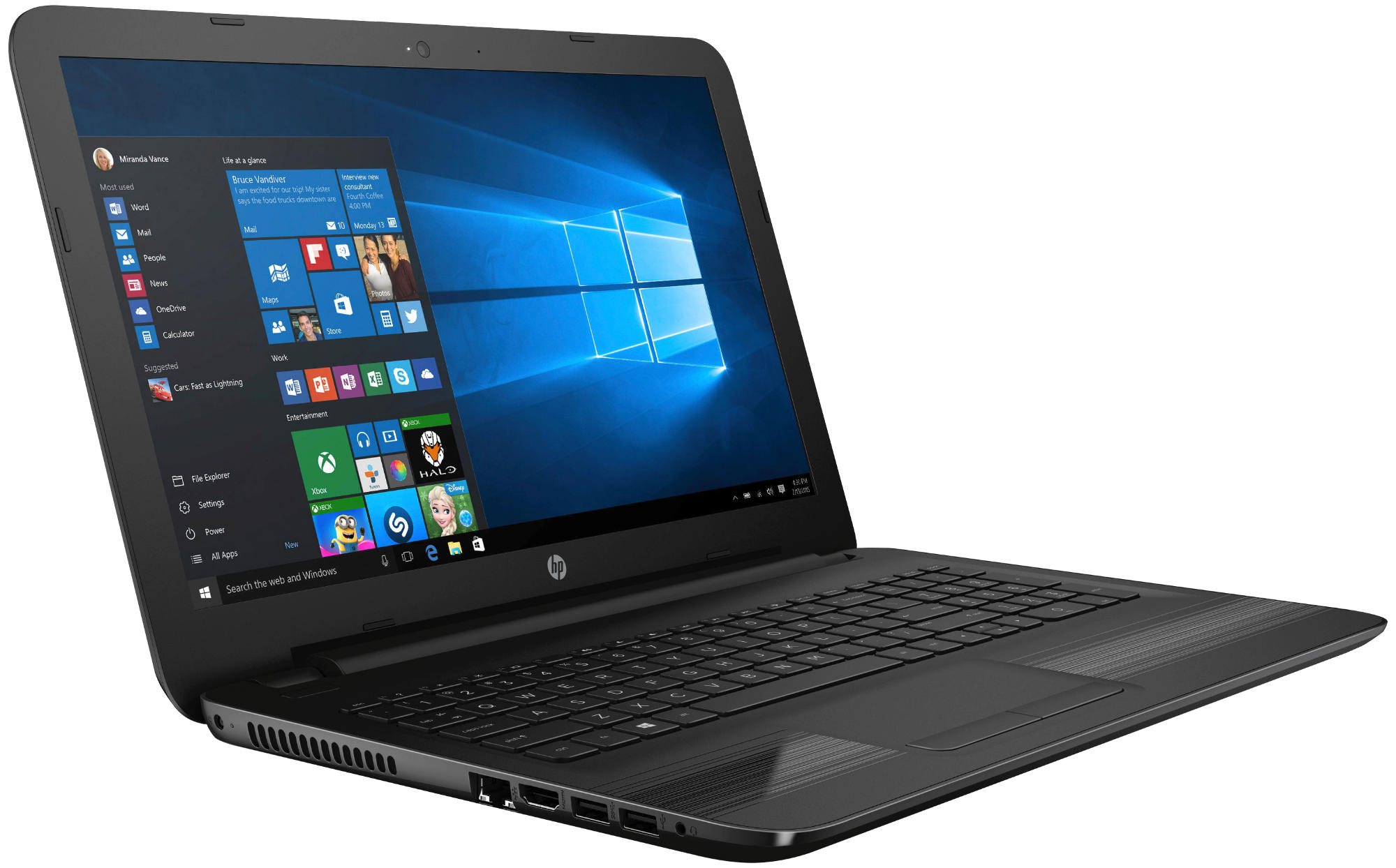 HP 15-ay534ng - 15,6 Zoll - Intel® Pentium® N3710 - 8 GB - 1 TB - Intel® HD 405 - Windows 10 Home (64 Bit)