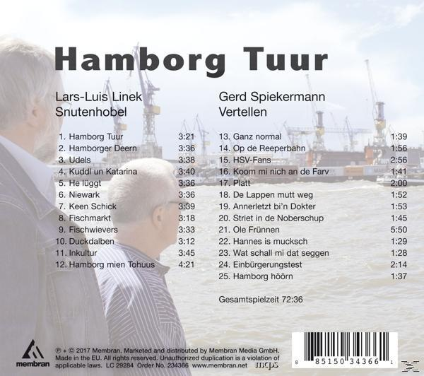 Linek, Lars-Luis / Brüggemann, Ilka (CD) - Tuur - Hamborg