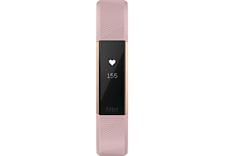 FITBIT fitbit Alta HR - Braccialetti per l’attività fisica - Taglia S - Rosa pallido/Oro rosa - Fitness tracker (Oro)