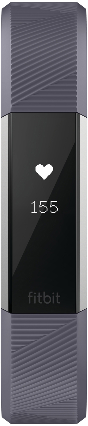 FITBIT Alta HR, Fitness Tracker, L, Grau
