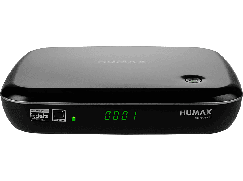 HUMAX HD Nano T2 IR Receiver (HDTV, PVRFunktion, DVBT2 HD, Grau